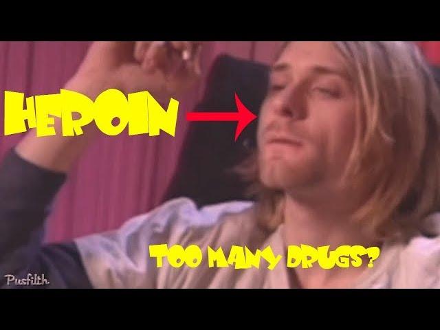 Kurt Cobain on HEROIN onstage (footage)