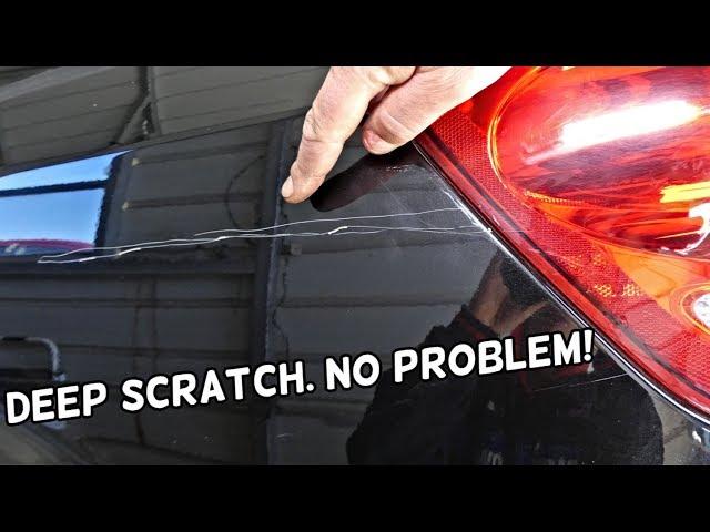 HOW TO REPAIR DEEP CAR PAINT SCRATCH LIKE A PRO