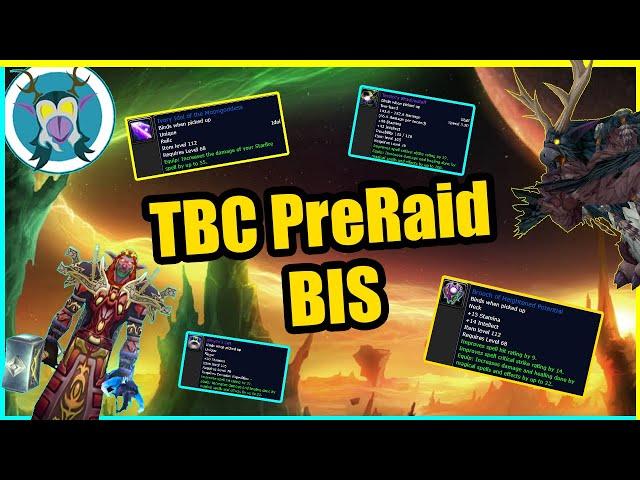 Pre Raid Moonkin BIS Guide! - Classic WoW TBC!