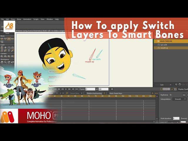 How To apply Switch Layers To Smart Bones