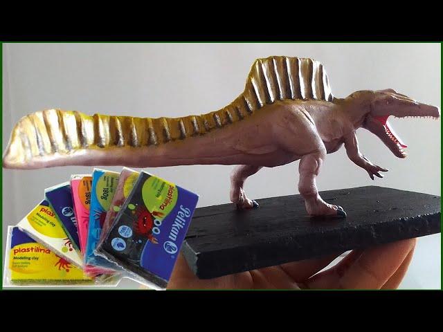 SPINOSAURUS WITH CLAY/PLASTILINA. Jurassic World Rebirth.