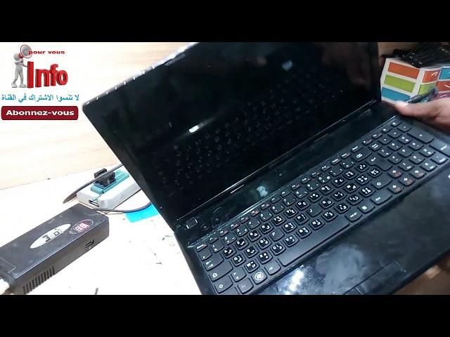 Disassembly (Lenovo G580 G585) and change power connector and repair hinge