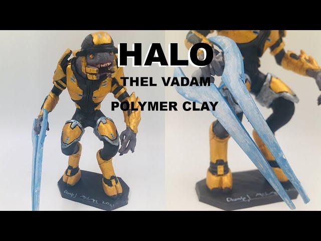 Making Thel Vadam from halo 2 Anniversary, Polymer clay.
