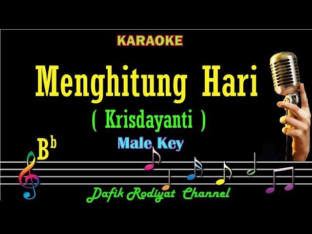 Menghitung Hari (Karaoke) Krisdayanti Nada Pria/ Cowok / Male key Bb