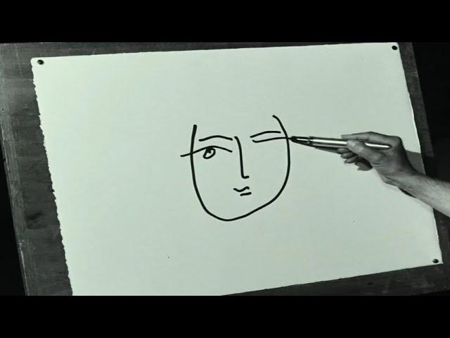 Watch Picasso Draw a Face (4K)