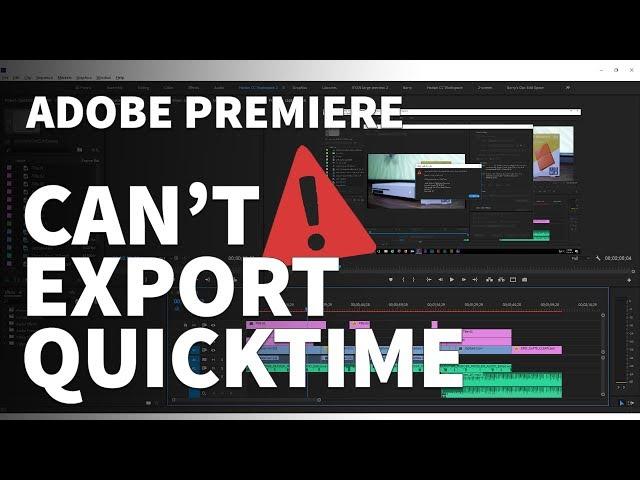 Premiere Quicktime Export Problem – Can’t Export Quicktime H.264 with More Than 16 Cores