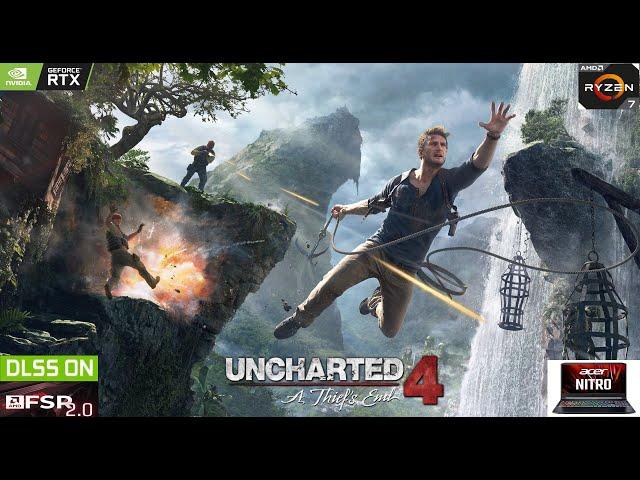 UNCHARTED 4 A THIEF'S END BENCHMARK -1080p-RTX 3060 6GB-Ryzen7-5800H-16GB ON ACER5NITRO