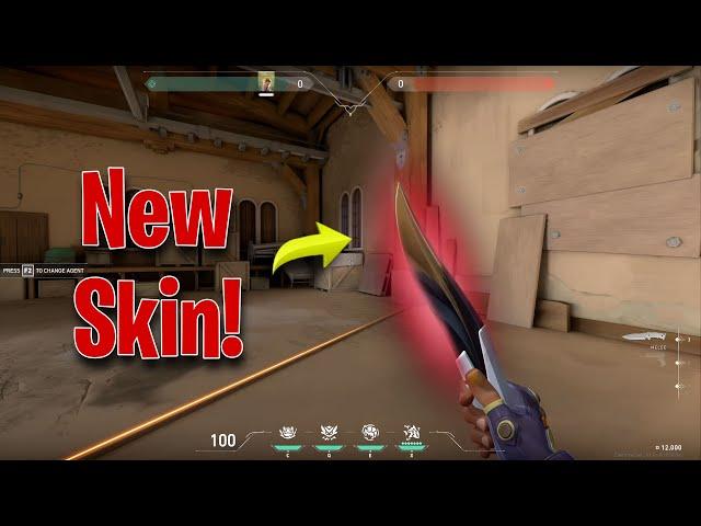 TILDE KNIFE SKIN (TILDE DAGGER) GAMEPLAY - VALORANT BATTLE PASS KNIFE