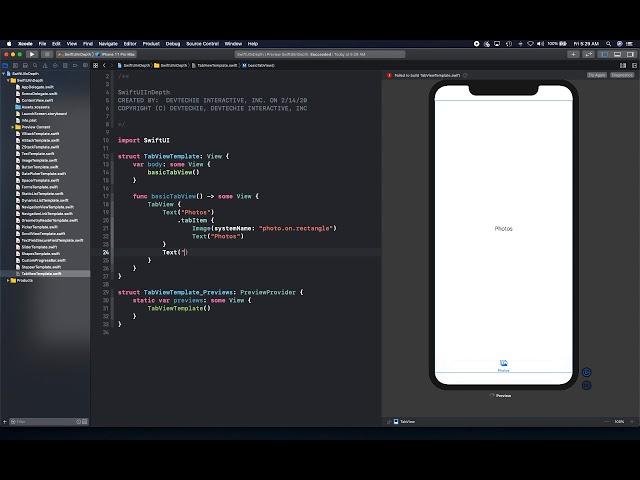 Basic TabView in SwiftUI