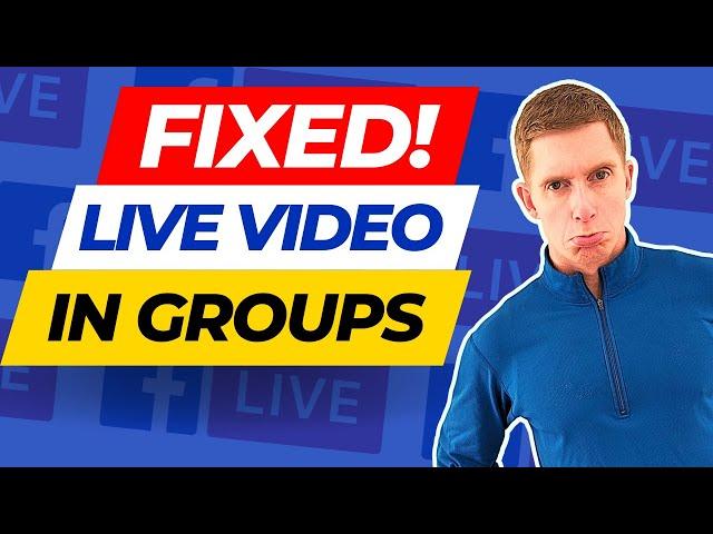 No More Streaming Into Facebook Groups?  [SOLUTION For Zoom, Streamyard, Restream, etc.]