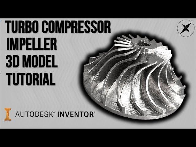 How to Model a Turbo Impeller | Autodesk Inventor Tutorial