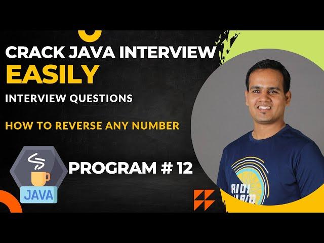 How to Reverse a Number | Java Interview Series | AutomateWithAmit