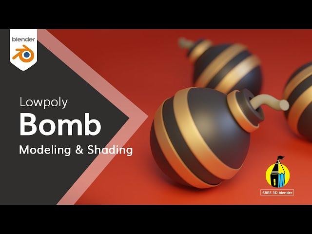 Blender 3d Bomb model Tutorial