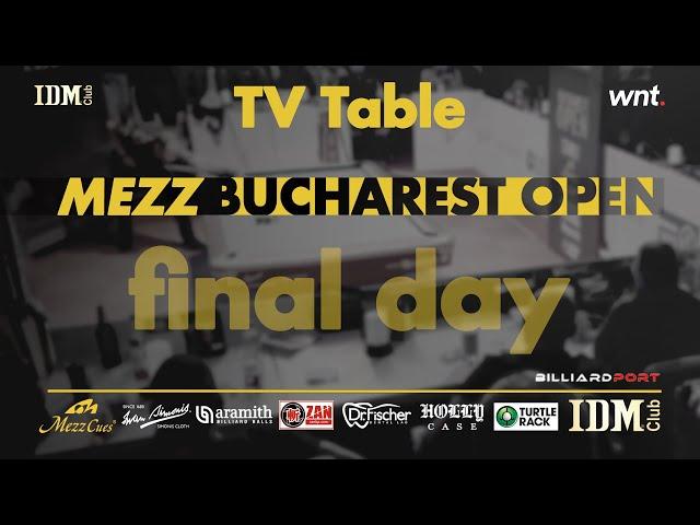 Final Day - Tv Table - Mezz Bucharest Open