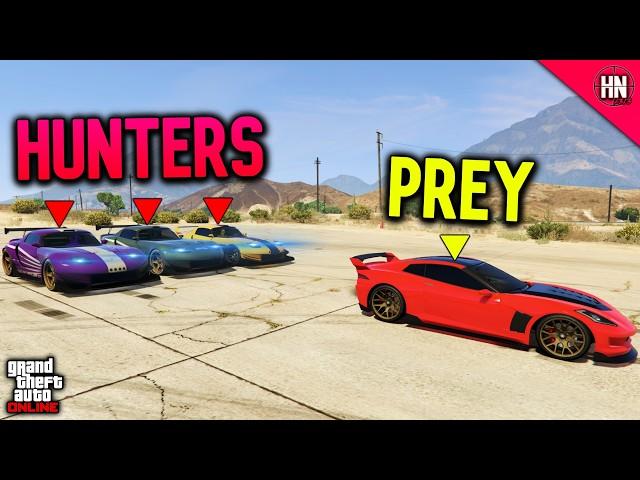 CORVETTE vs VIPERS SURVIVAL CHALLENGE | GTA 5 ManHunt