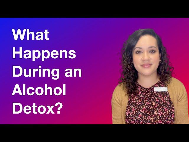 What happens during an outpatient alcohol detox?