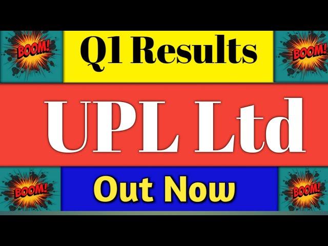 ️Upl q1 results 2024। Upl q1 result। UPL latest news। UPL result।️