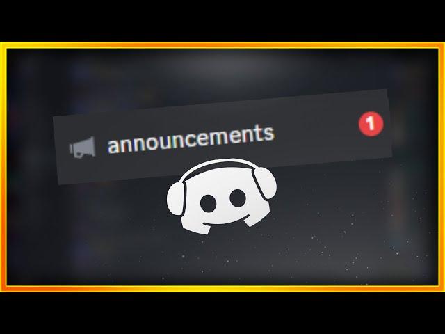 How to add Announcement Channel on Discord Server