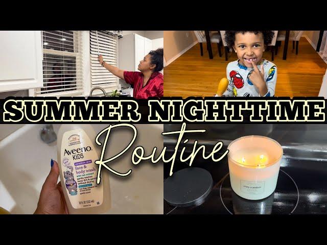 2024 Summer Night Time Routine | Single Mom of 3 | Realistic Routine as a Mom