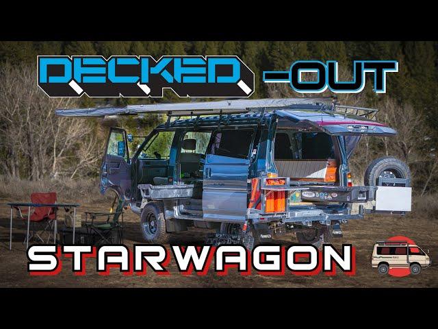 DECKED-Out Van Life! Delica Starwagon 4x4 Buildout