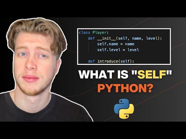 What is `self` in Python?