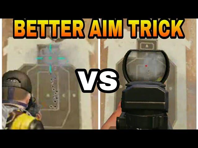 1 SIMPLE TRICK TO IMPROVE YOUR AIM IN PUBG MOBILE(hindi)