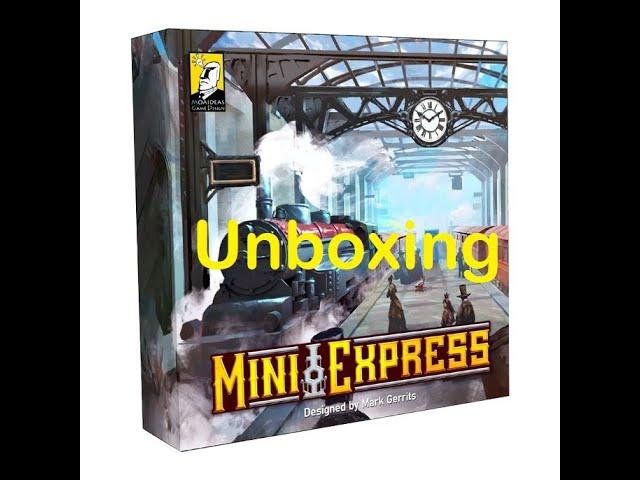 Mini Express - Unboxing - El club del dado