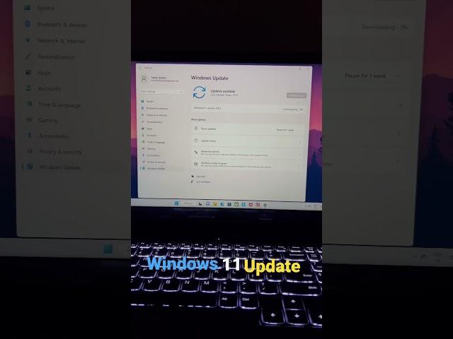 Windows 11 Update Version 22H2‍#shorts