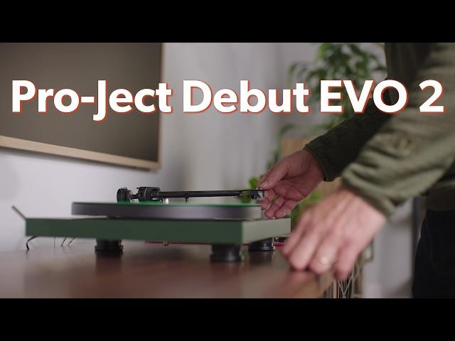 Pro-Ject Debut EVO 2 manual belt-drive turntable | Crutchfield