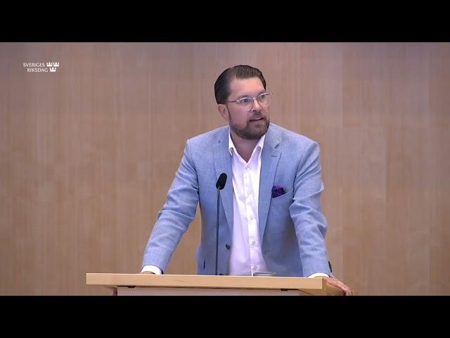 "Sverigedemokraterna är det EU-kritiska alternativet" – Jimmie Åkesson