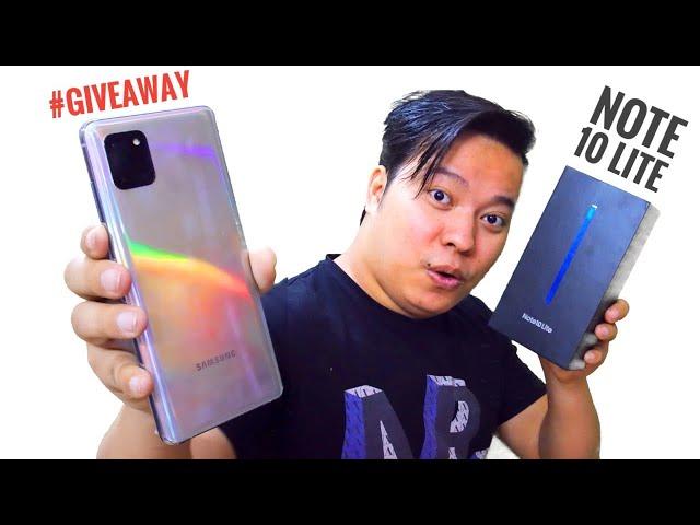 Samsung Note 10 Lite Unboxing & First Impressions + Giveaway