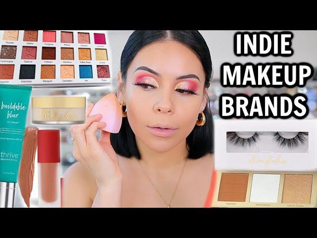 FULL FACE OF INDIE MAKEUP BRANDS! (I'm so impressed with these products) 