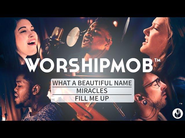 Venture 9: What A Beautiful Name, Miracles, Fill Me Up - WorshipMob live with Cross Worship