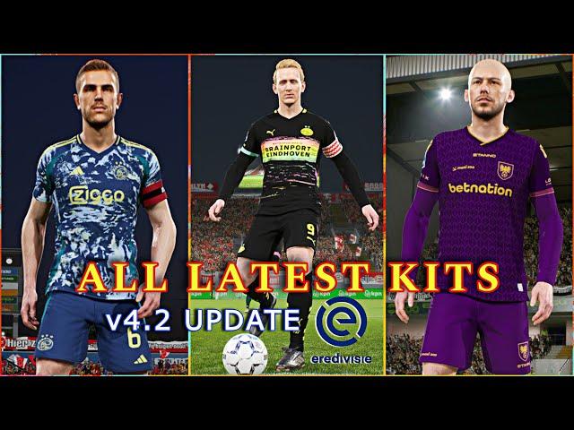 eFootball 2025 v4.2 ALL NEW KITS UPDATE | EREDIVISIE | eFootball 2025 BEST KITS #efootball2025