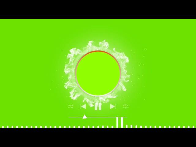 Green screen visualizer template audio music spectrum video VFX artist