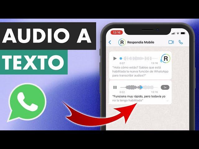 Cómo Transcribir Audios de WhatsApp a Texto | Mensajes de voz a texto