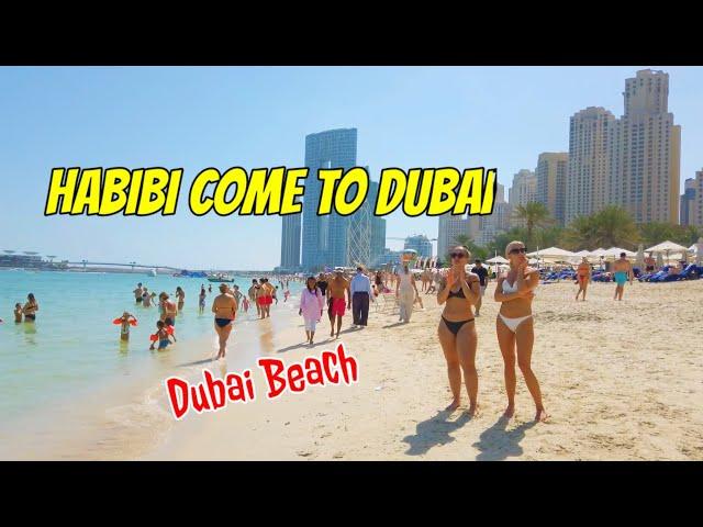LIBURAN DI PANTAI DUBAI ‼️ DUBAI BEACH UAE