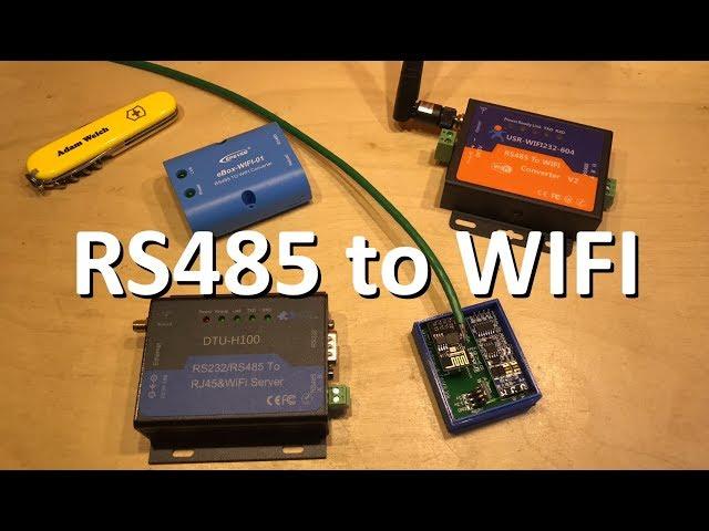 Solar Charge Controller RS485 WiFi Adapter Shootout - 12v Solar Shed