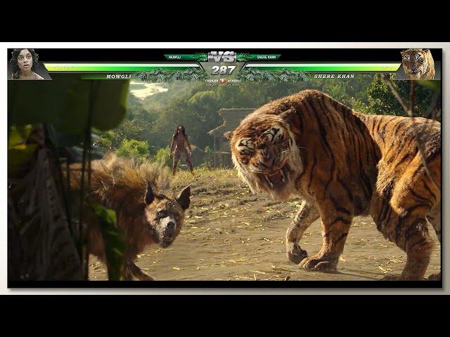 Mowgli vs Shere Khan (2018) with Healthbars