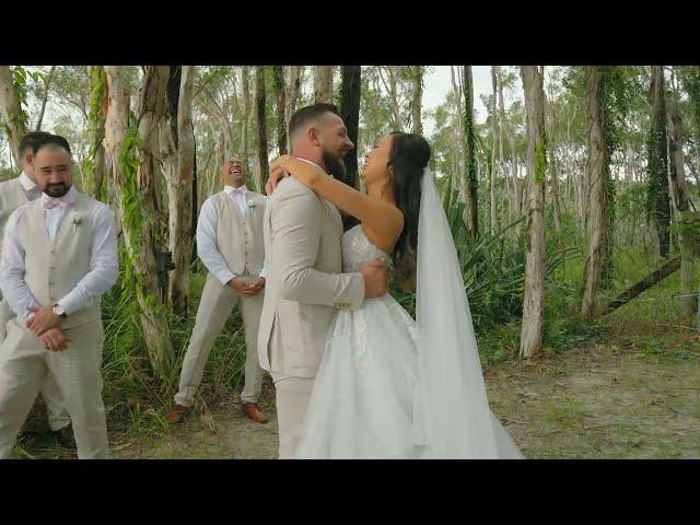 Best Bride Pranks Groom at Kingfisher Bay Resort Fraser Island