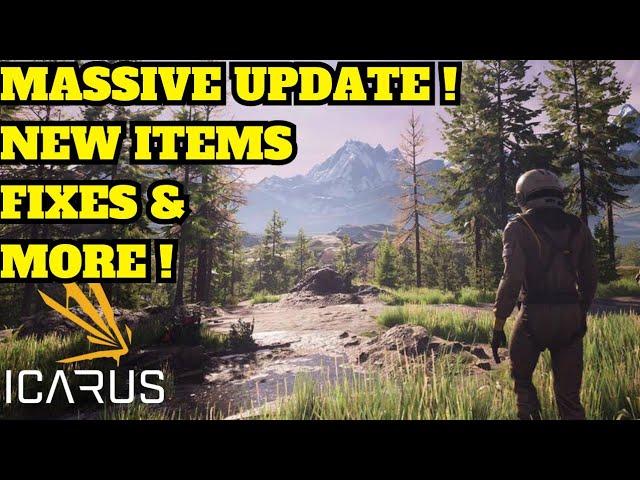 Portable Power, New Menu & Much More Icarus Update 140 !