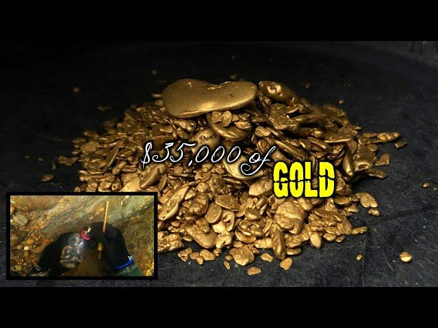 Finding a $35,000 Gold Paystreak Sniping Underwater!!! (Once In A Lifetime Gold Deposit)