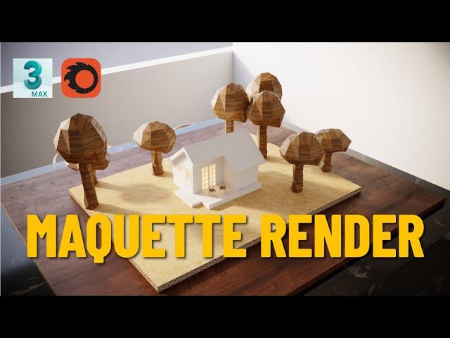 How To Create Maquette Render 3ds Max | Eris Graphic