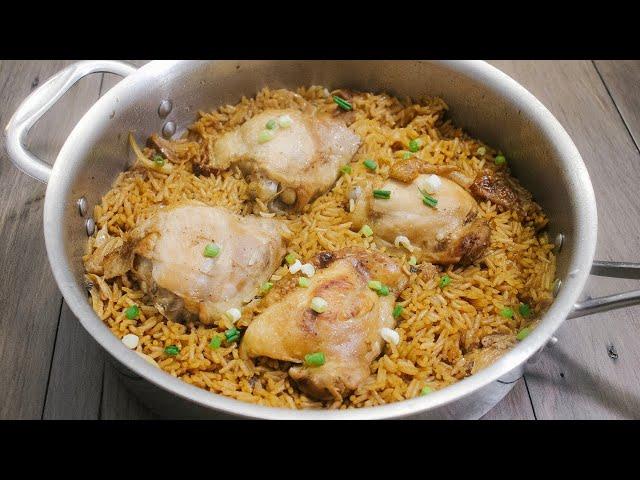 How to make One Pot Adobo Chicken Rice