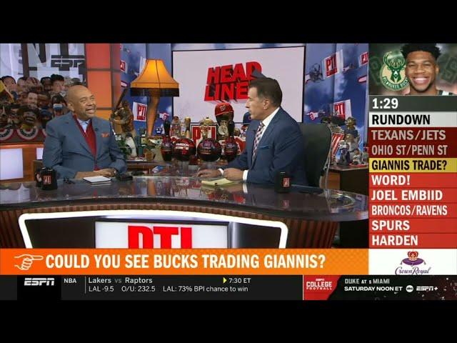 Pardon the Interruption | "Giannis will look better in Warriors jersey" - Wilbon on Bucks' 1-4 start