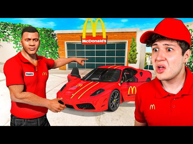 CONVERTÍ la CASA de FRANKLIN en un MCDONALDS en GTA 5!  (Mods)