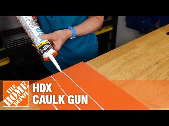 How to Use a Caulk Gun | The Home Depot