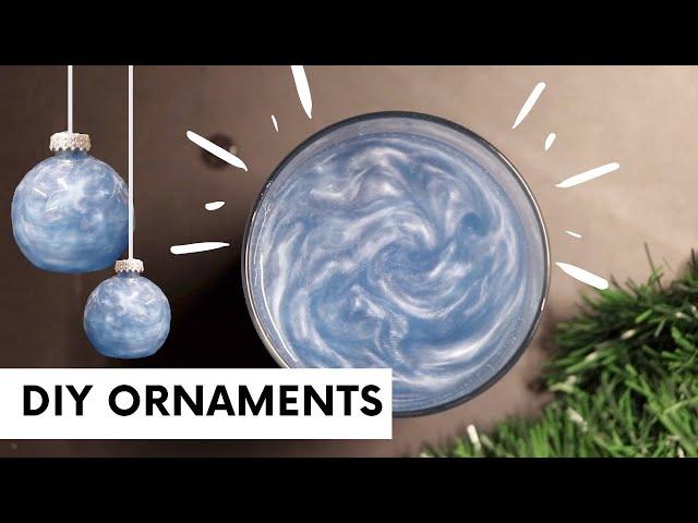 Creating Turbulent Flows Inside Christmas Ornaments