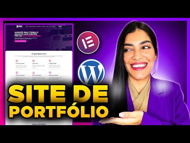 Como Criar um SITE DE PORTFÓLIO no WordPress e Elementor Pro [Passo a Passo do Zero]