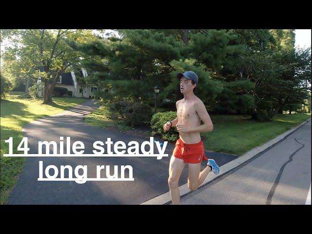 14 Mile Steady Long Run! / Long Distance Workout!